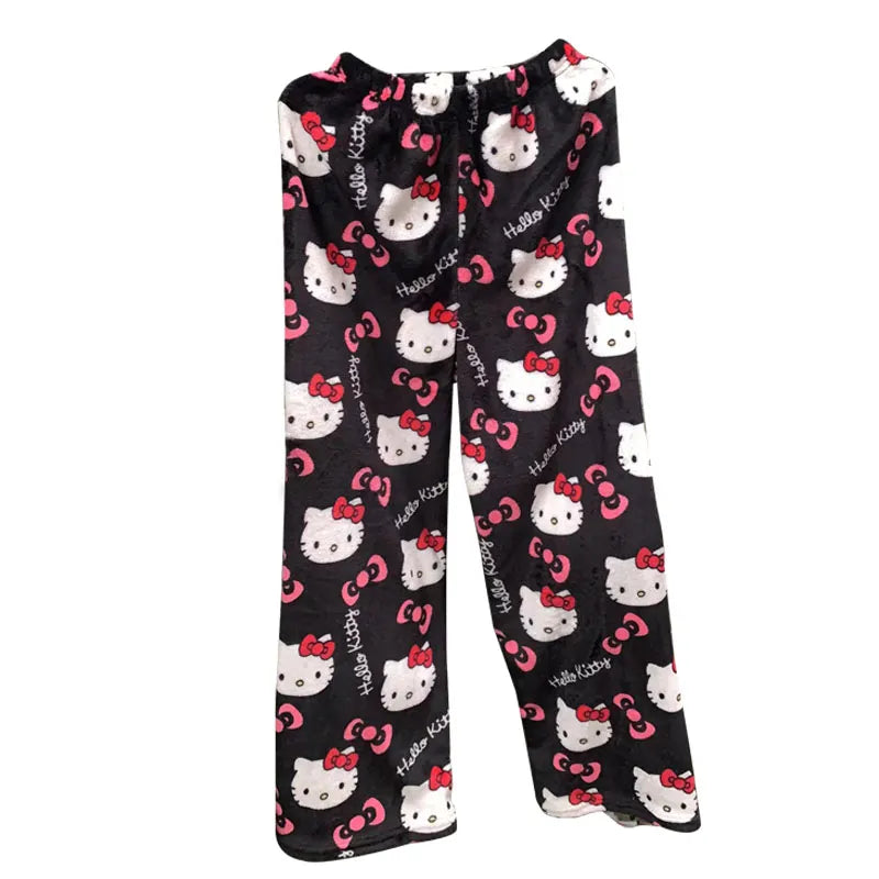 Girls 4-10 Hello Kitty Button-Up Pajama Set